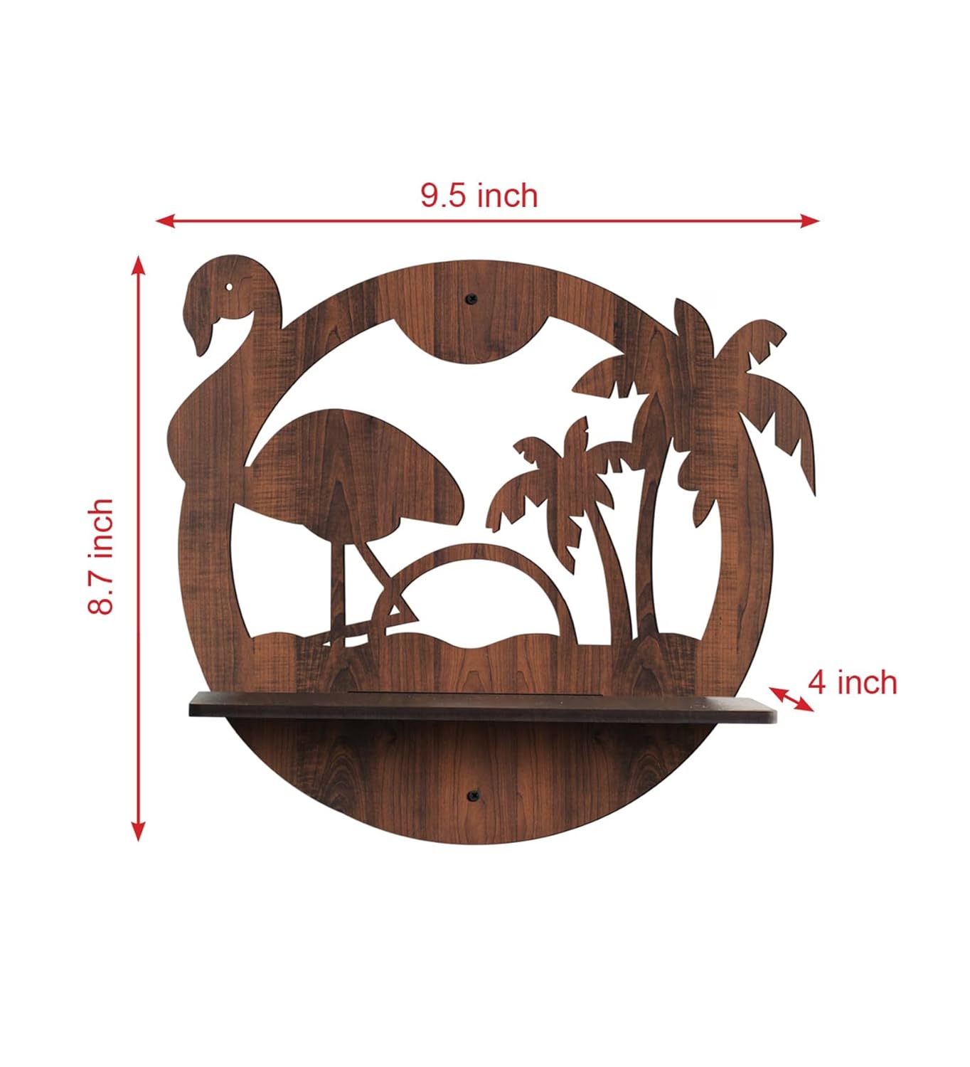 Set Of 4 Wooden Planter Stand for Living Room Kitchen Bedroom Decoration Items Gifting-PS3
