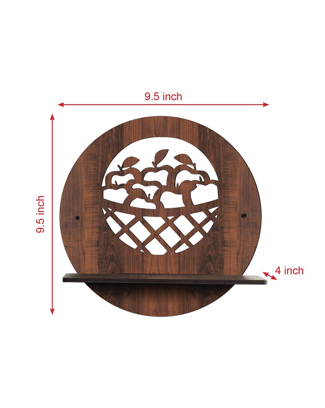 Set Of 4 Wooden Planter Stand for Living Room Kitchen Bedroom Decoration Items Gifting-PS7