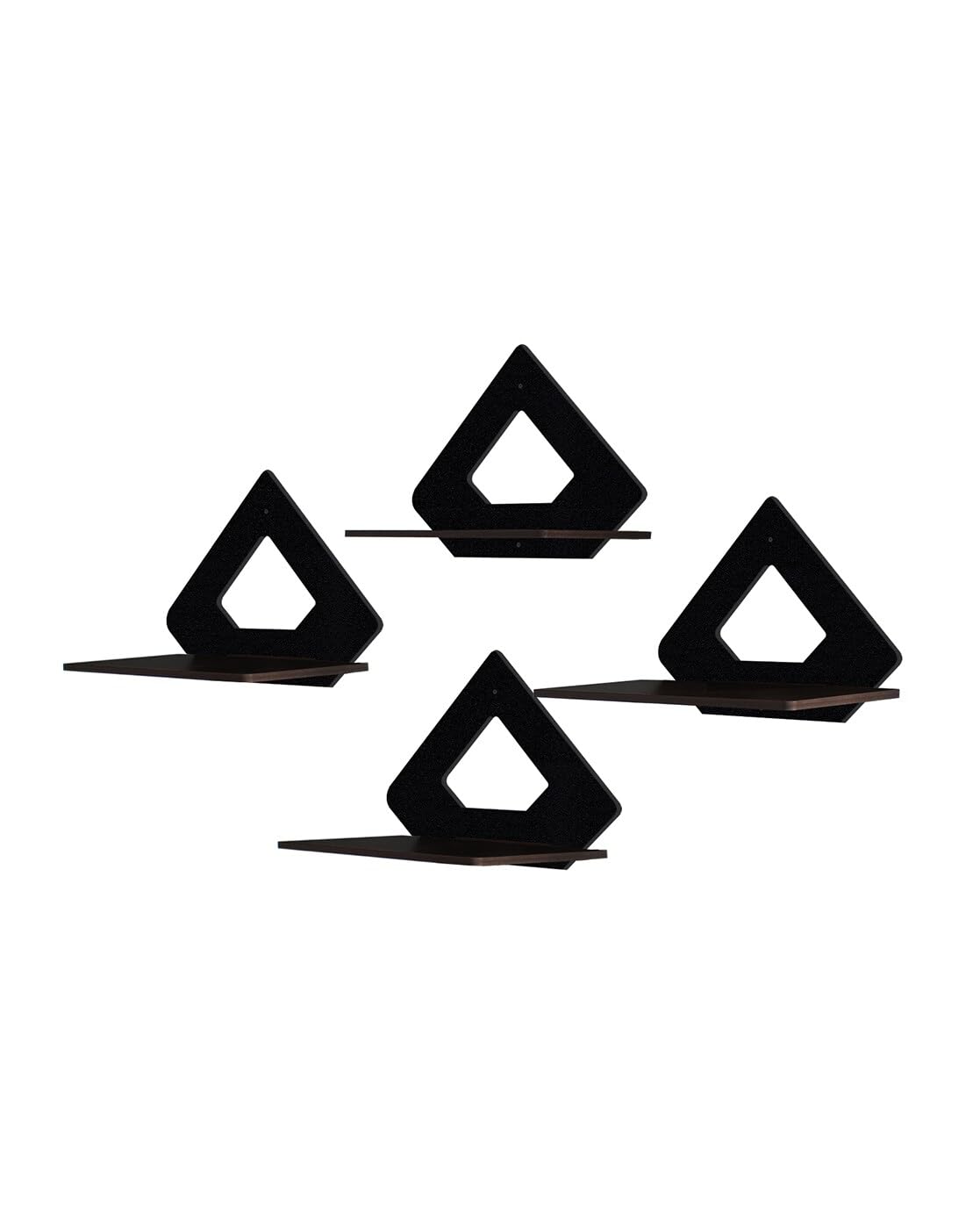 Set Of 4 Wooden Planter Stand for Living Room Kitchen Bedroom Decoration Items Gifting-PS2