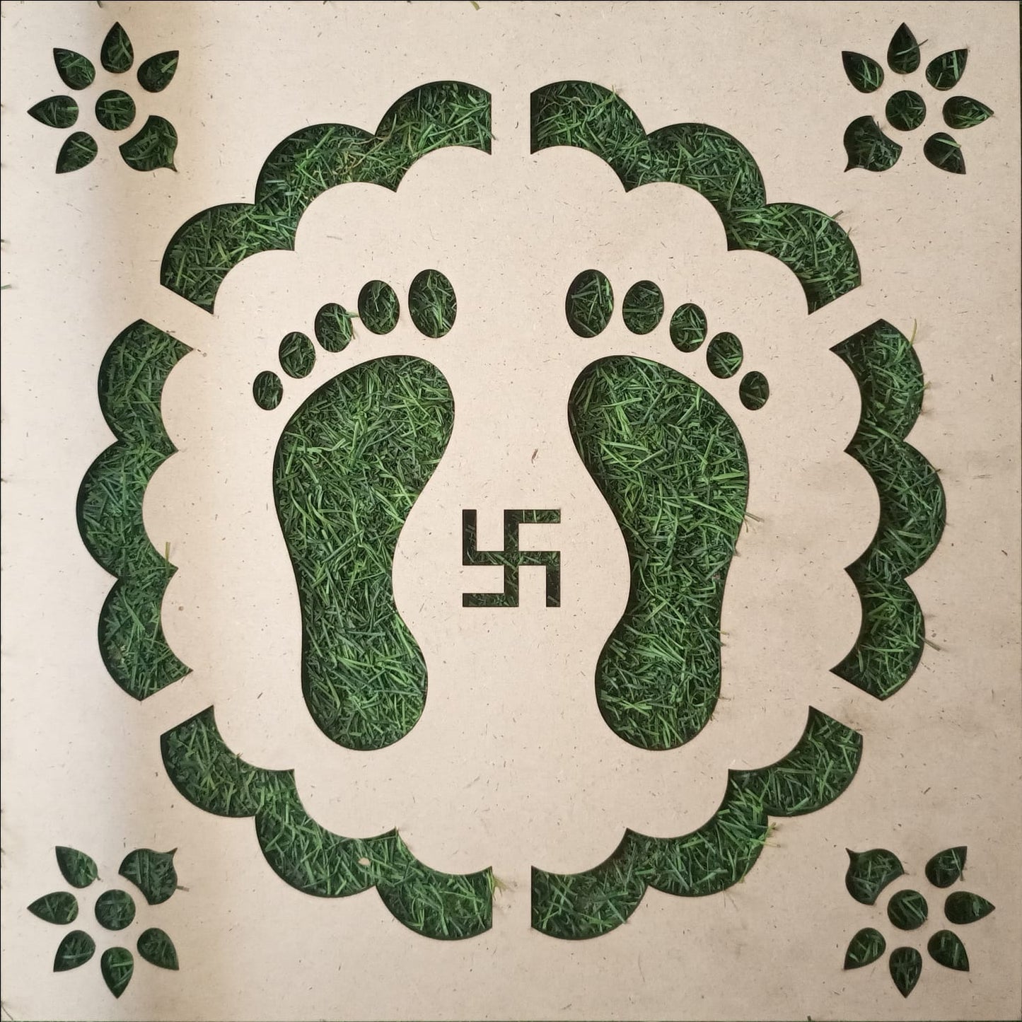 RANGOLI STENCILS COMBO SET OF 5 PEICE ( 12 INCH)