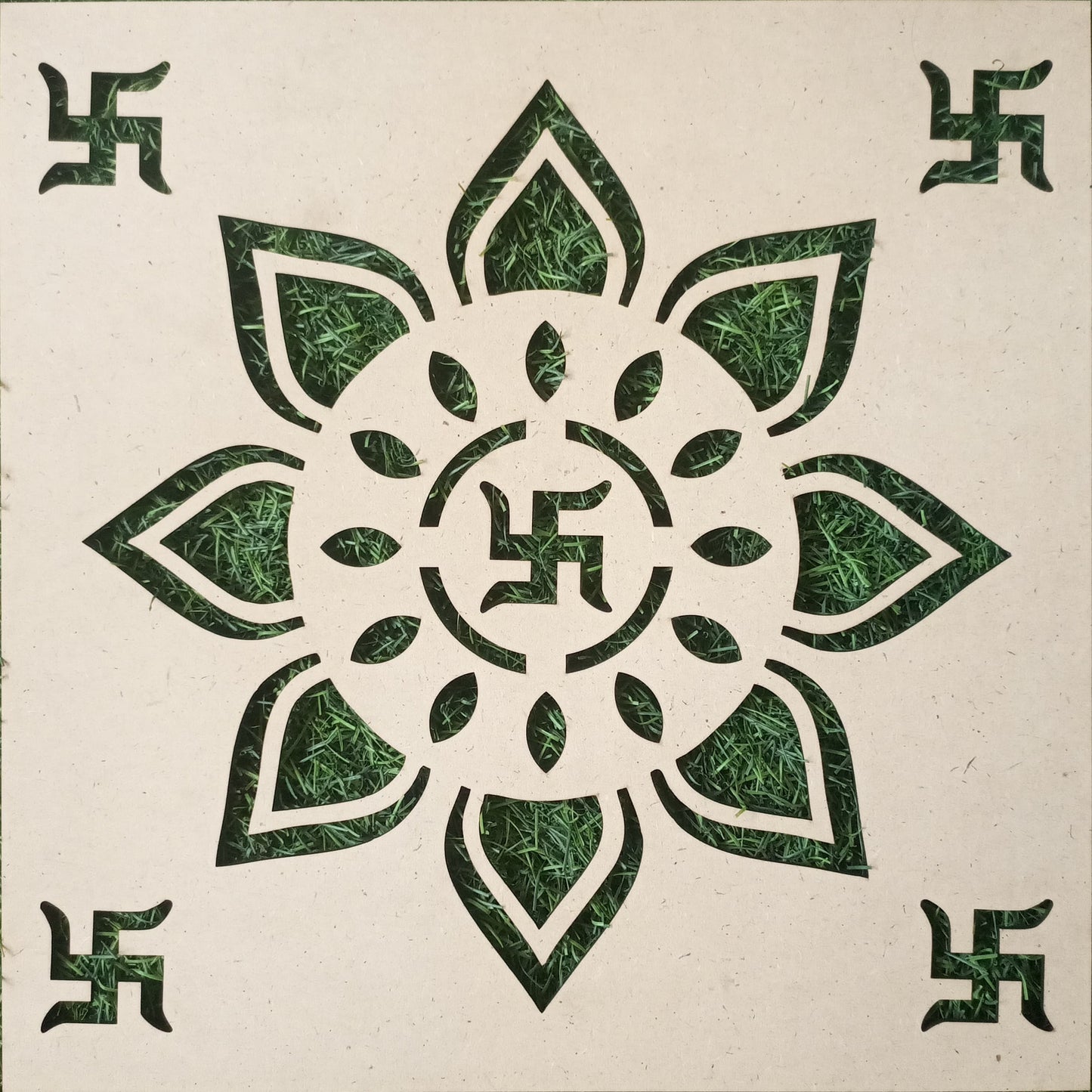 RANGOLI STENCILS COMBO SET OF 5 PEICE ( 12 INCH)
