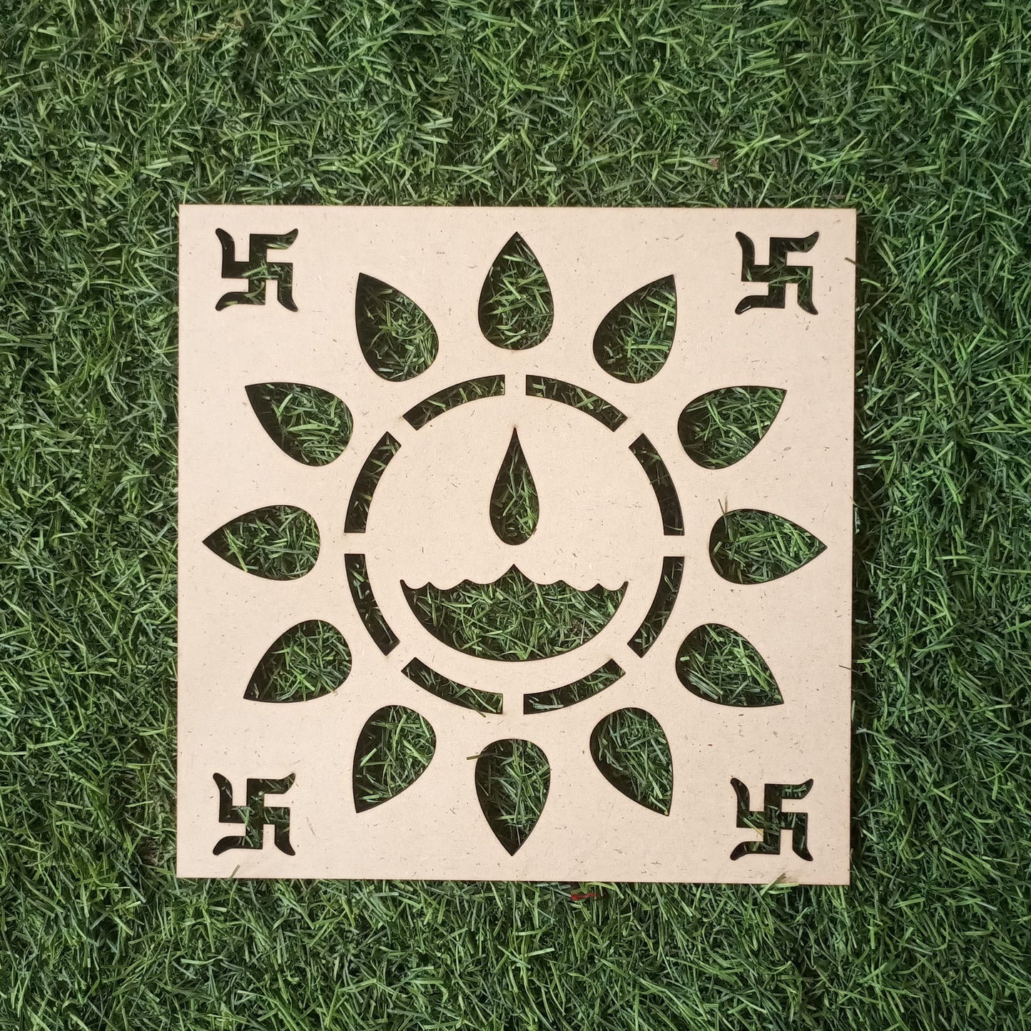 RANGOLI STENCILS COMBO SET OF 4 PEICE (8 INCH)