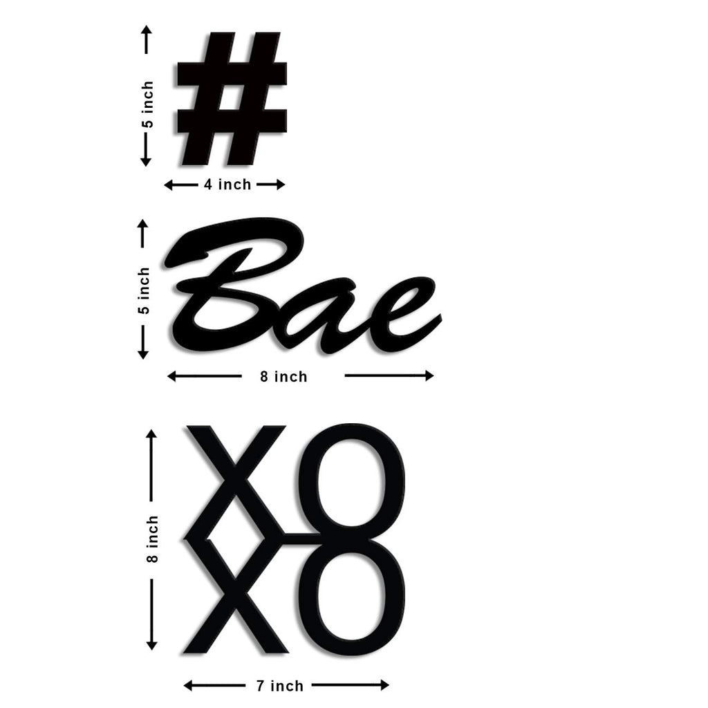 Wall Sign Of MDF Plaque Painted Cutout Ready to Hang Home Wall Decor,Art And Decoration -WS2