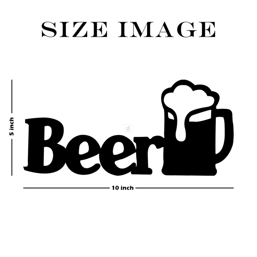 Wall Sign Of MDF Plaque Painted Cutout Ready to Hang Home Wall Decor,Art And Decoration