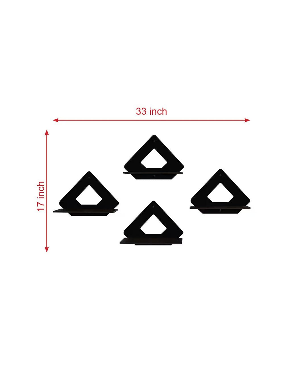 Set Of 4  Wooden Planter Stand for Living Room Kitchen Bedroom Decoration Items Gifting-PS2