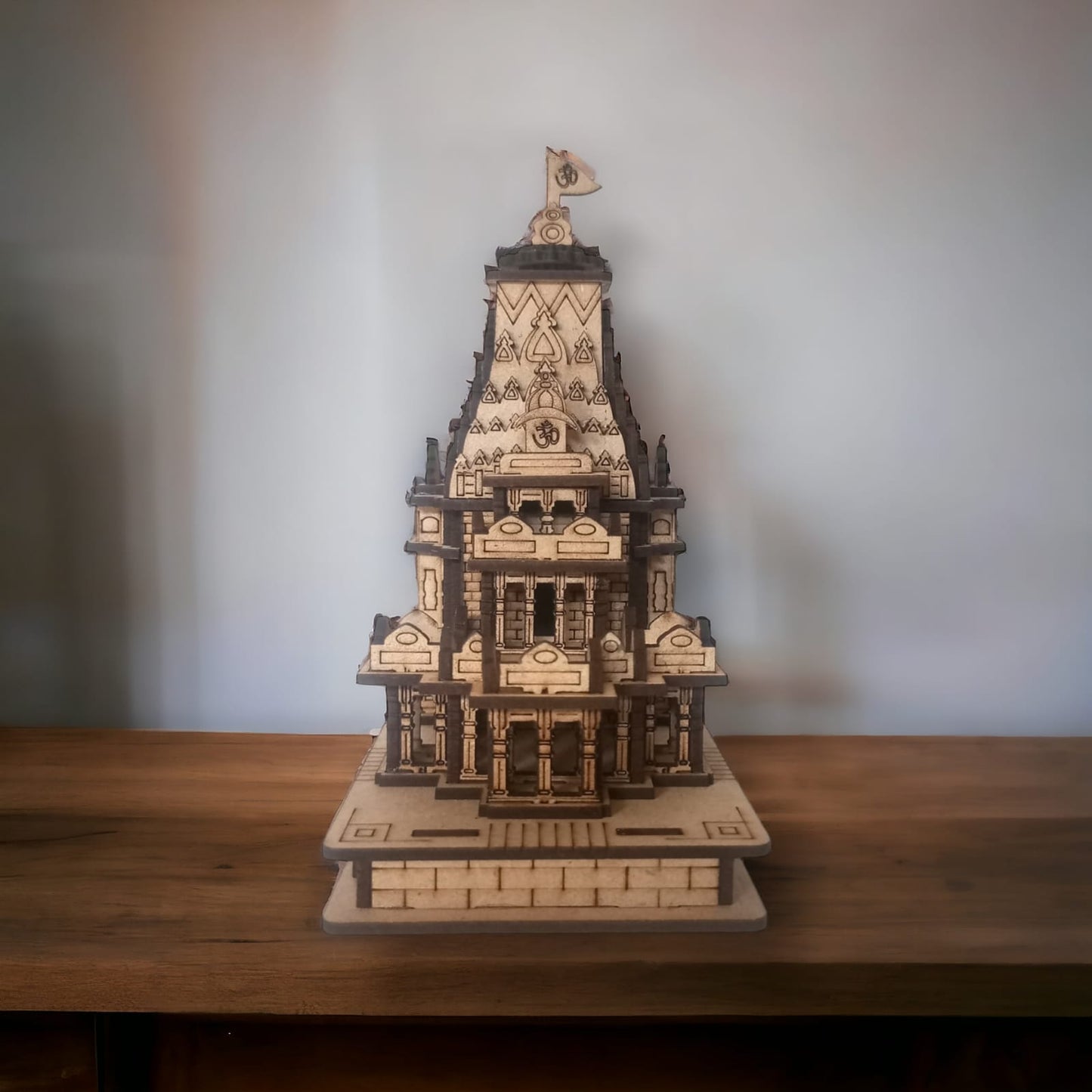 Mahakaleshwar Temple, Ujjain -Hand Crafted Wooden 3D Replica