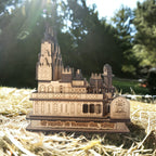 Mahavir ji jain Temple, Ujjain -Hand Crafted Wooden 3D Replica