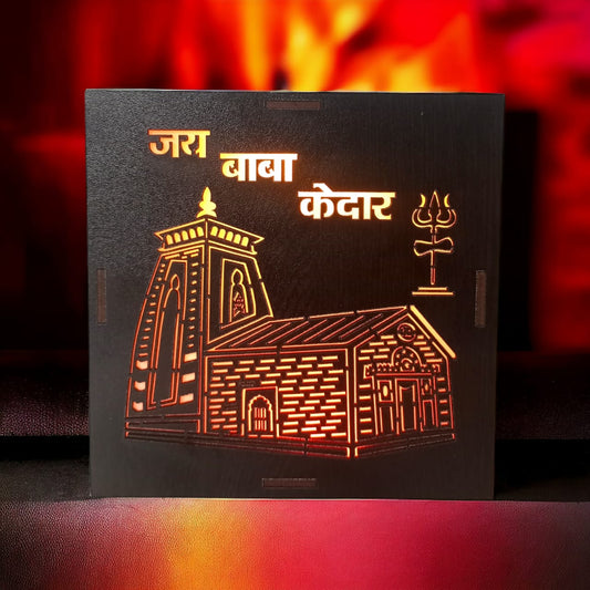 Kedarnath Mandir Light Frame