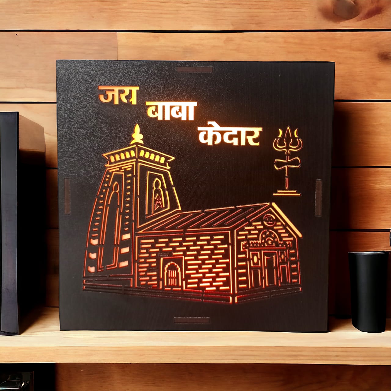 Kedarnath Mandir Light Frame