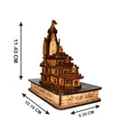 Shri Ram Janmabhoomi Wooden Mandir  Mini 3d Replica @ ₹99/-