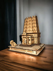 Padmanabhaswamy Temple ,Kerala -Hand Crafted Wooden 3D Replica