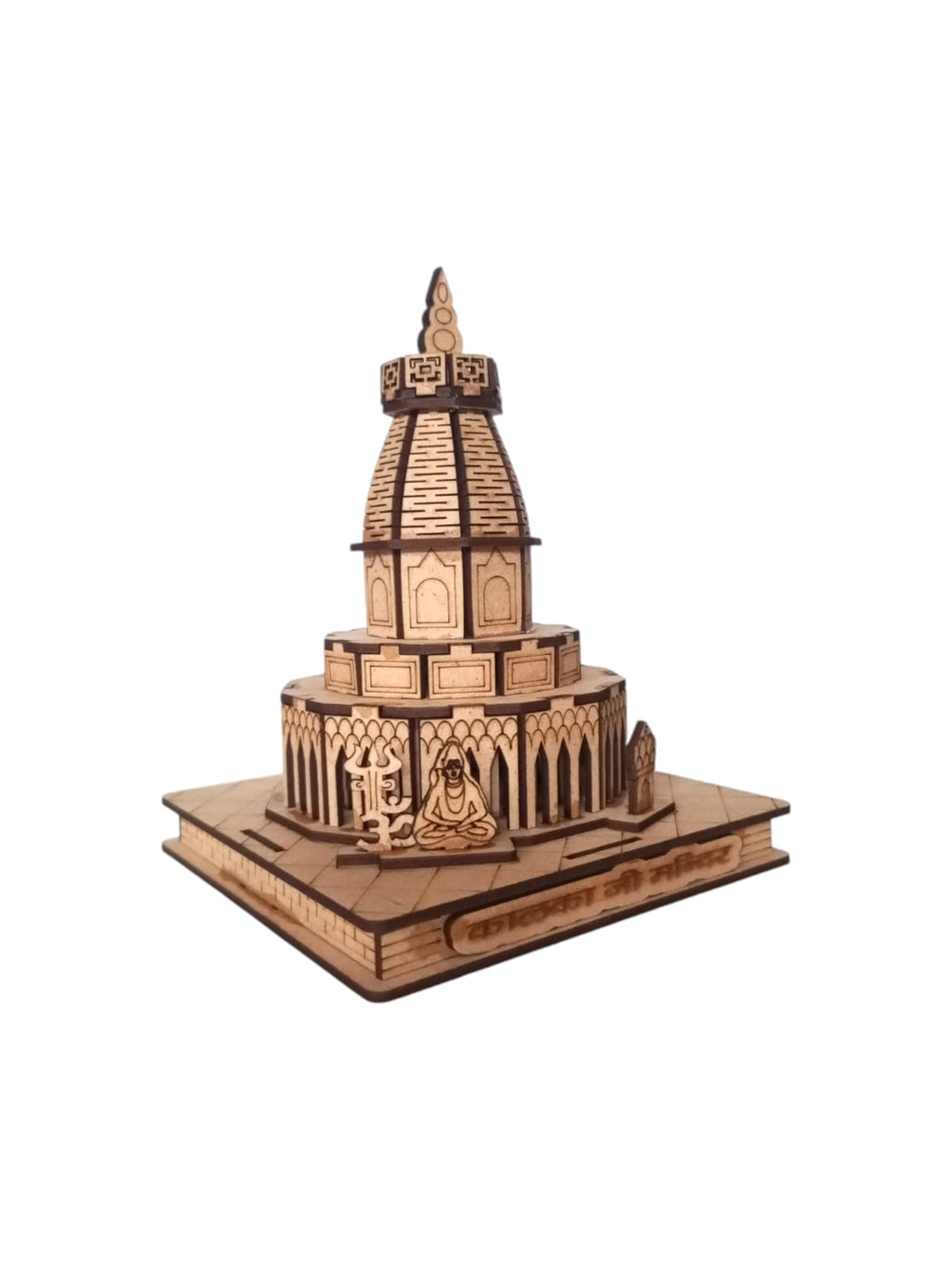 Kalka Ji Temple ,Delhi -Hand Crafted Wooden 3D Replica