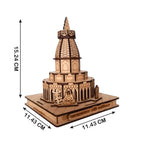 Kalka Ji Temple ,Delhi -Hand Crafted Wooden 3D Replica