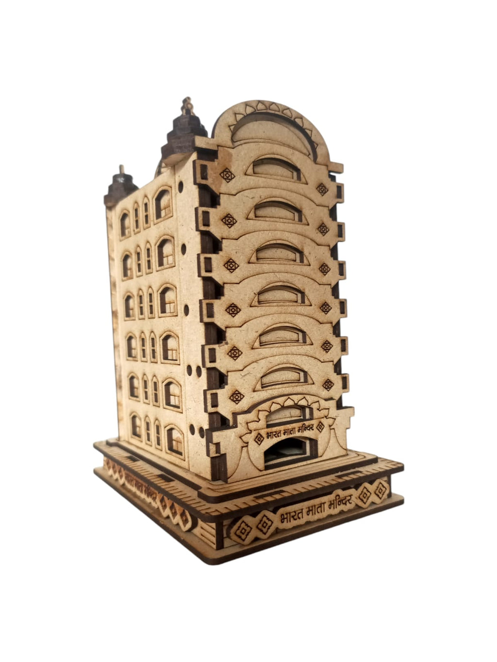 Bharat Mata Mandir , Haridwar -Hand Crafted Wooden 3D Replica