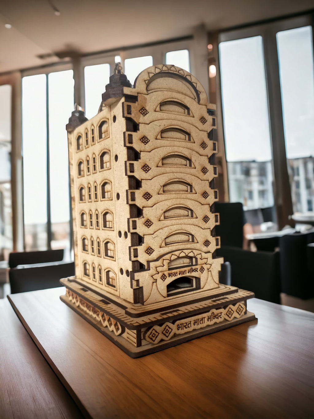 Bharat Mata Mandir , Haridwar -Hand Crafted Wooden 3D Replica