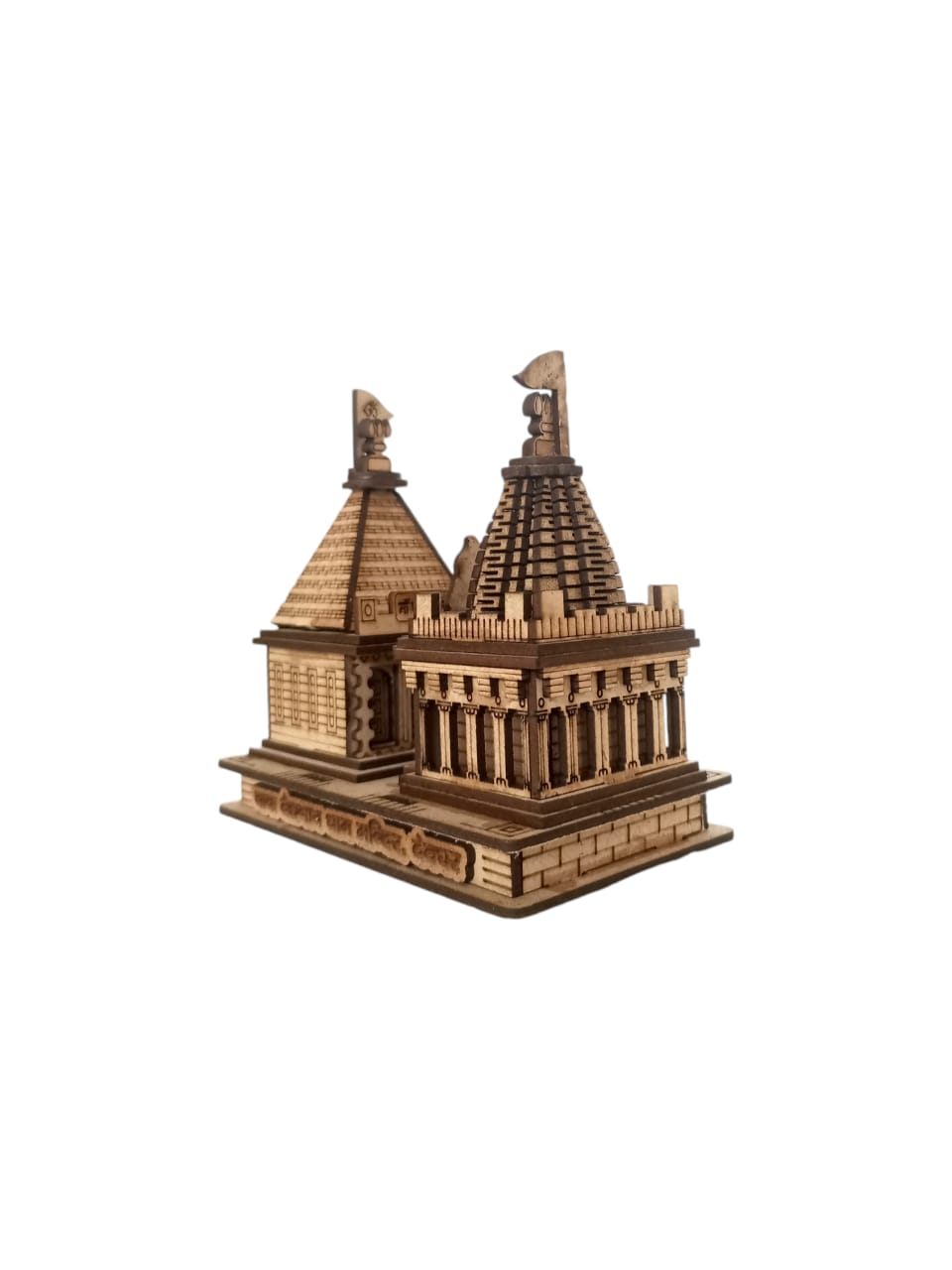 Baidyanath Dham,Jharkhand -Hand Crafted Wooden 3D Replica