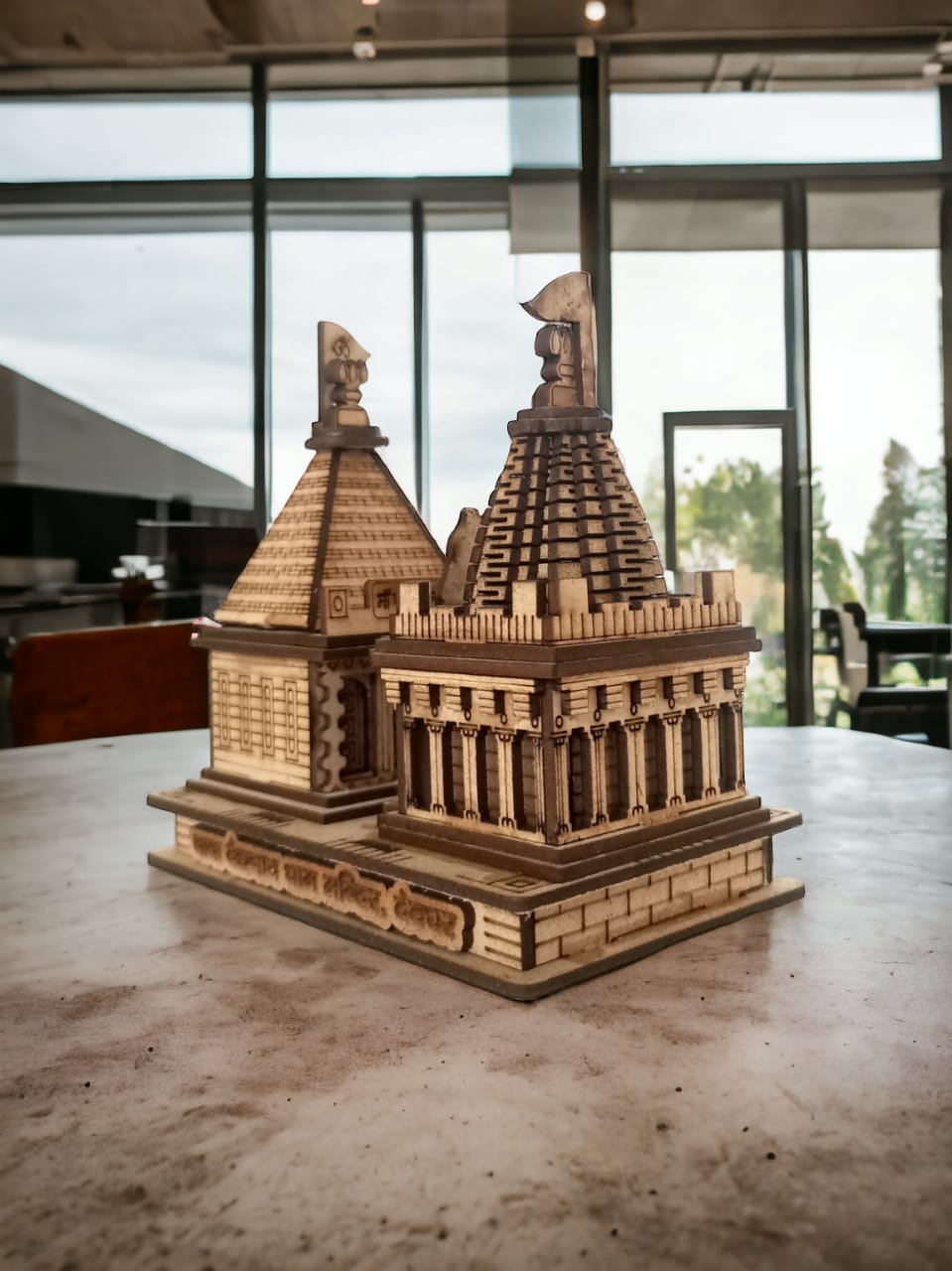 Baidyanath Dham,Jharkhand -Hand Crafted Wooden 3D Replica