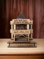 Mahavir Hanuman Temple ,Patna -Hand Crafted Wooden 3D Replica