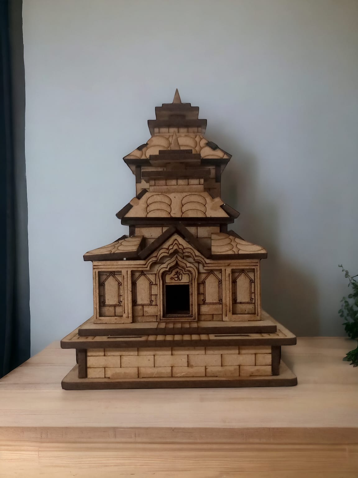 Sarkunda Devi ,Uttrakhand -Hand Crafted Wooden 3D Replica