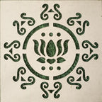 RANGOLI STENCILS COMBOSET OF 5 PEICE (12 INCH )