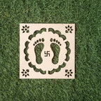 RANGOLI STENCILS COMBO SET OF 4 PEICE  (8 INCH)